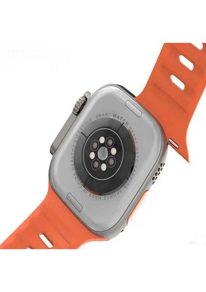 Watch Dt 8 Ultra Plus 49 mm Gümüş Akıllı Saat Iphone ve Android Tüm Telefonlara Uyumlu