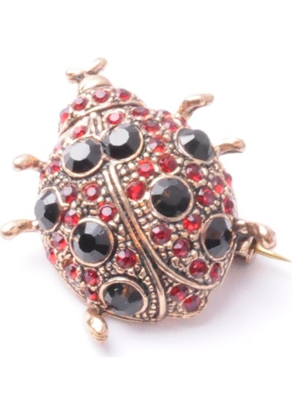 Broş Fıgurlu Otantık Desenli Bronz Kristal Taşli fiyatları