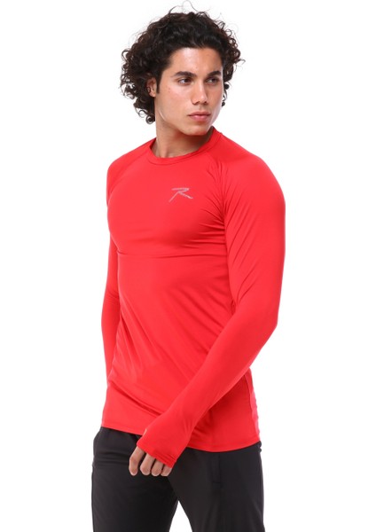 Ignıs - Erkek Kırmızı Spor Uzun Kollu T-Shirt- RUKP102-250 modelleri