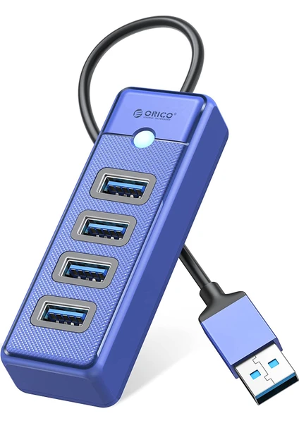 Usb3.0 4 Portlu 5gbps Çoklu USB Bağlantı Noktası Çoklayıcı Hub, 15CM, Siyah, PW4U-U3-015-BK