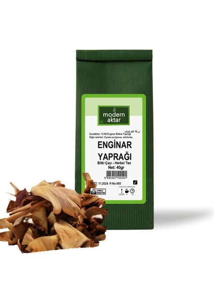 Engrinar (Kabuk, Yaprak) 60gr Cynara Scolymus