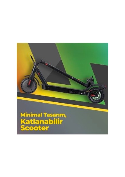 Süspansiyonlu Katlanabilir Hız Sabitleyicili Elektrikli Scooter modelleri
