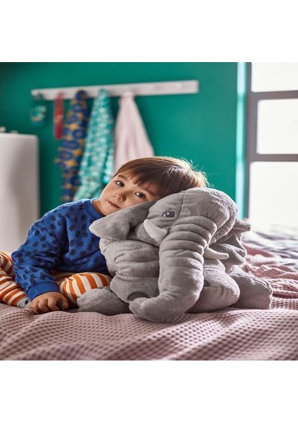 Jattestor Yumuşak Oyuncak Peluş Fil 60 cm