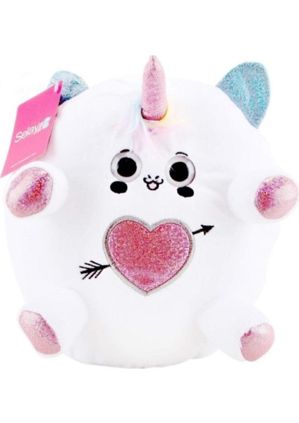Melek Unicorn Oyuncak Unicorn Peluş Yastık 25 cm