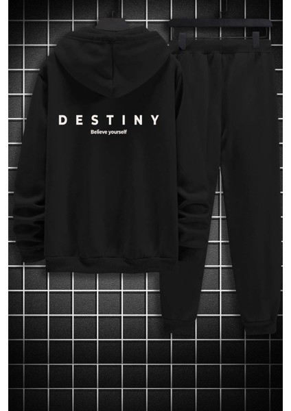 Unisex Destiny Baskılı Eşofman Takımı