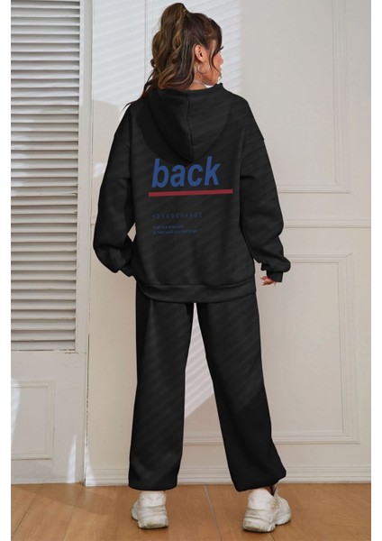 Unisex Back Sırt Baskılı Eşofman Takımı