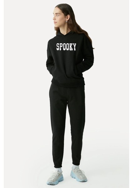 Unisex Spooky Baskılı Eşofman Takımı