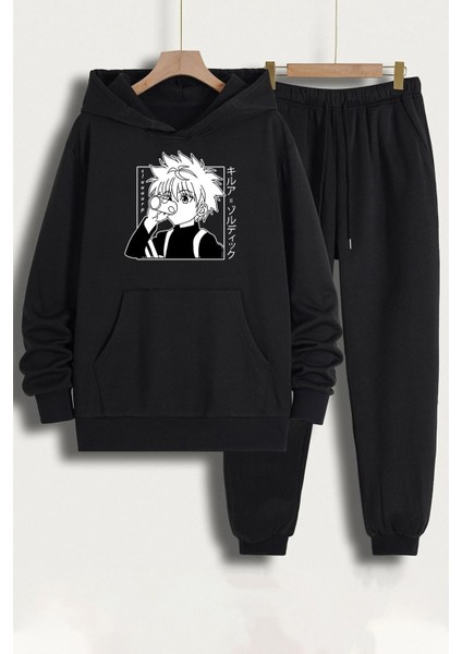 Unisex Killua Zoldyck Baskılı Eşofman Takımı