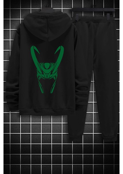 Unisex Floki Baskılı Eşofman Takımı