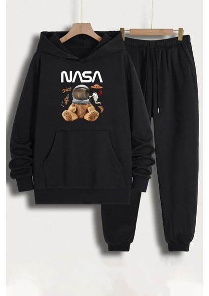 Unisex Nasabear Baskılı Eşofman Takımı