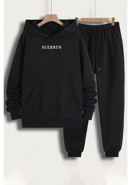 Unisex Blesseb Baskılı Eşofman Takımı