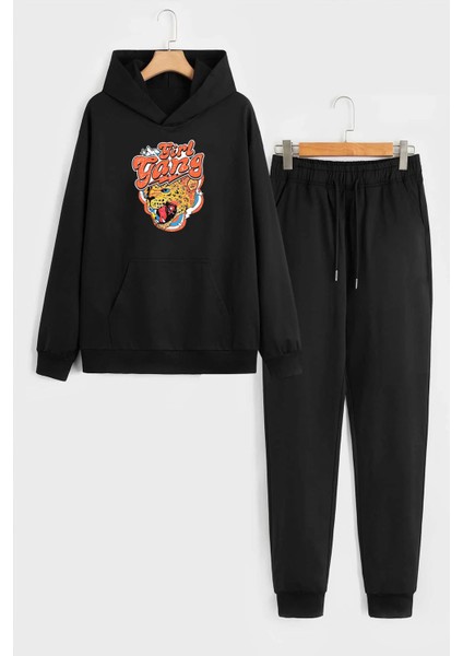 Unisex Girl Gang Baskılı Eşofman Takımı