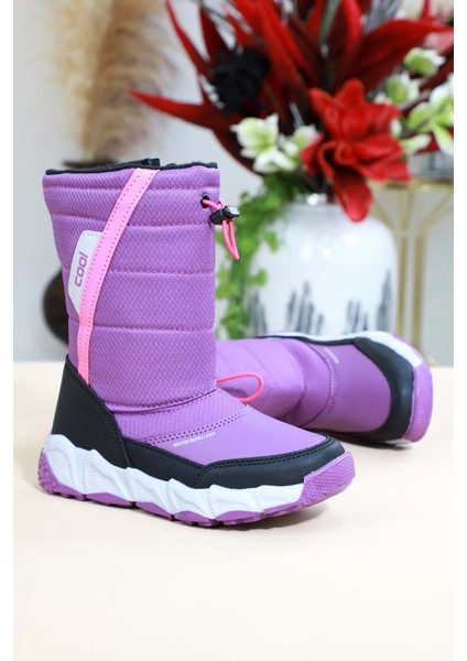1490 Anatomik Tabanlı Çocuk Kar Botu - NKT01490-MOR-31