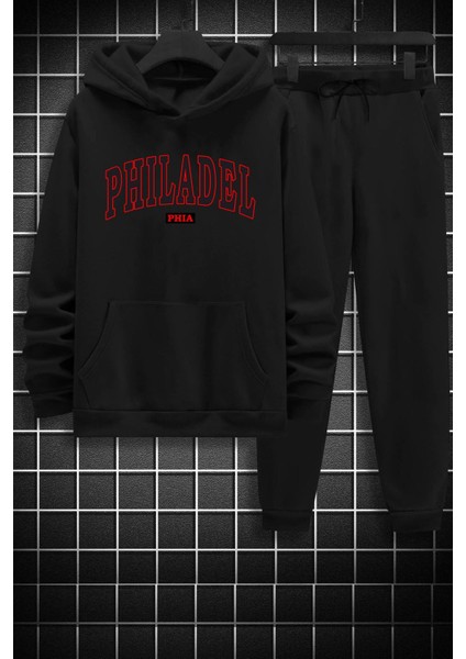 Unisex Philadelphia Baskılı Eşofman Takımı