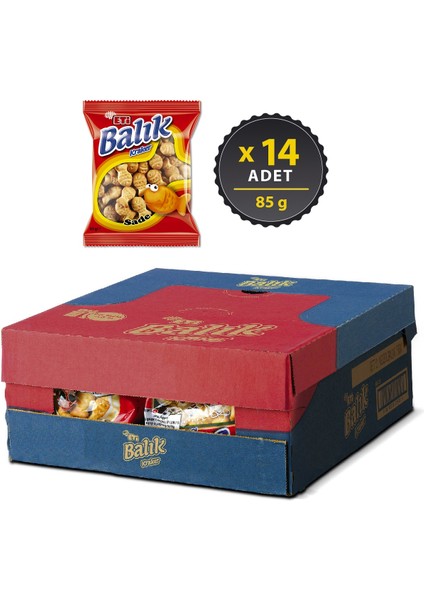 Balık Kraker 85 g x 14 Adet