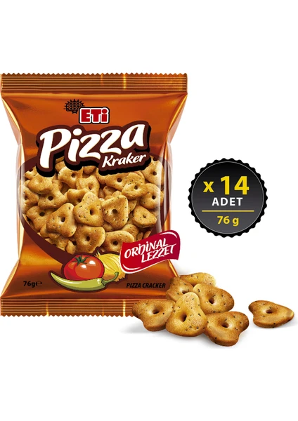 Pizza Kraker 76 g x 14 Adet