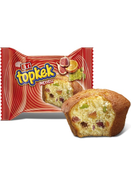 Topkek Meyveli Kek 40 g x 24 Adet