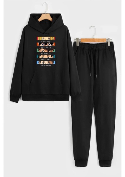 Unisex Cosplay Haikyuu Baskılı Eşofman Takımı