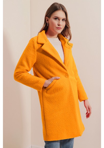 Oversize Kaşe Kaban 9082 RD23KB309082