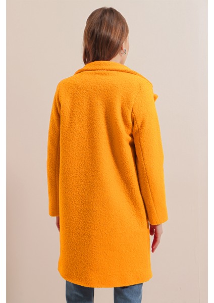 Oversize Kaşe Kaban 9082 RD23KB309082