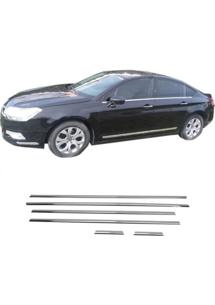 Citroen C5 Krom Cam Çıtası 6 Parça 2008 Üzeri Paslanmaz Çelik fiyatları