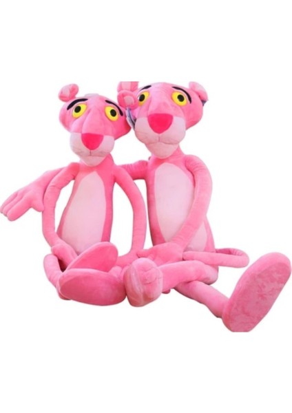 Sevimli Pembe Panter 36.40 cm Peluş Oyuncak Uyku Arkadaşı