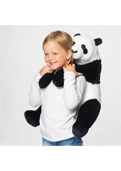 EC Shop Megstore.tr Djungelskog Siyah - Beyaz Panda Peluş Oyuncak 47 cm