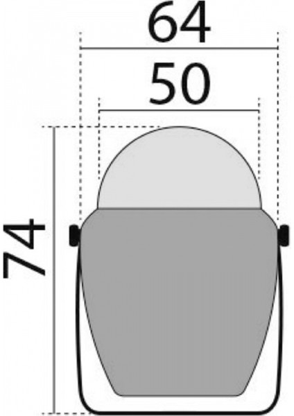 Marine Osculati Finder Pusula 2" 12V LED Aydınlatma 74X64MM