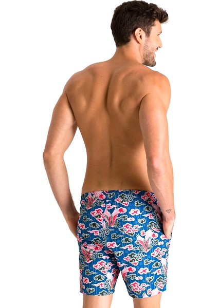 M Sashay Boxer Erkek Mavi Yüzücü Mayosu 003023704