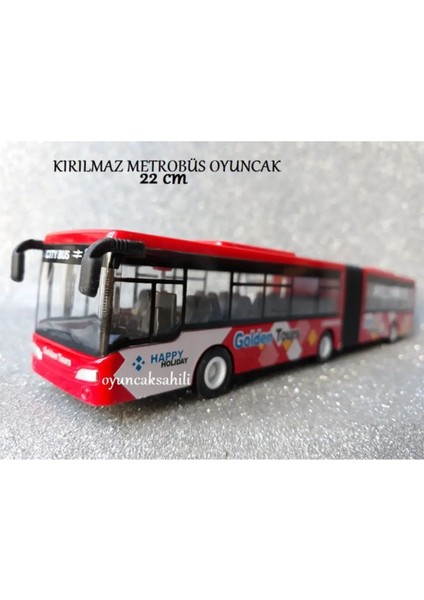 Otobüs Körüklü Oyuncak 22CM Yolcu Otobüsü Kırılmaz Metrobüs