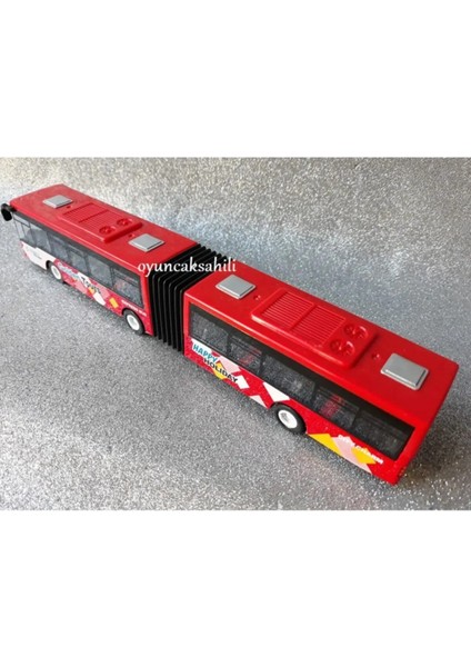 Otobüs Körüklü Oyuncak 22CM Yolcu Otobüsü Kırılmaz Metrobüs