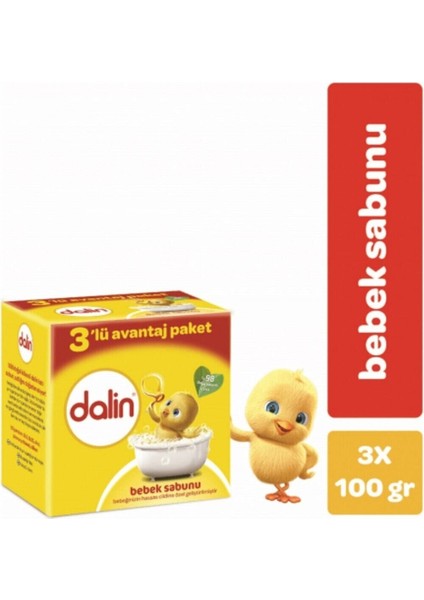 3'lü Sabun 3X100 gr
