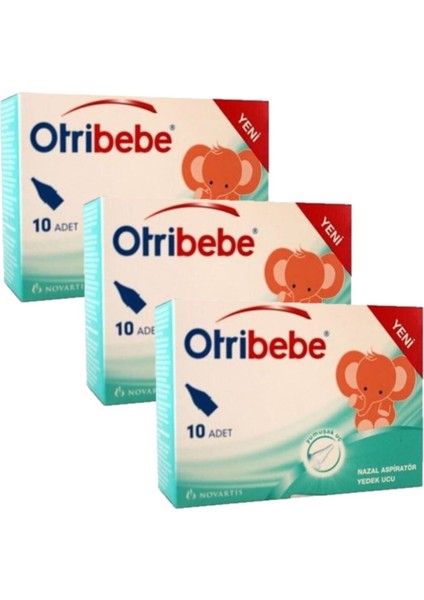 Tek Kullanımlık Nazal Aspiratör Yedek Ucu Adet 3 Kutu