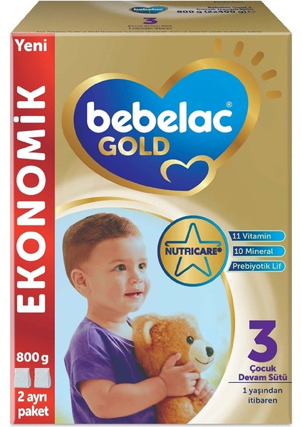 Gold 3 Çocuk Devam Sütü 800 G 1 Yaş+