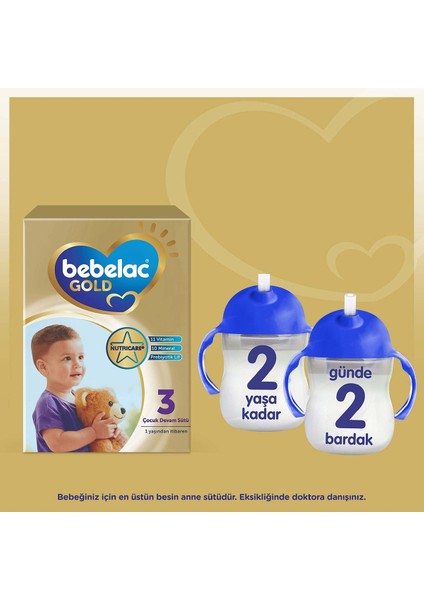 Gold 3 Çocuk Devam Sütü 800 G 1 Yaş+