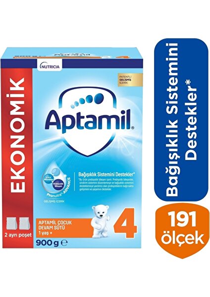 4 Çocuk Devam Sütü 900 gr