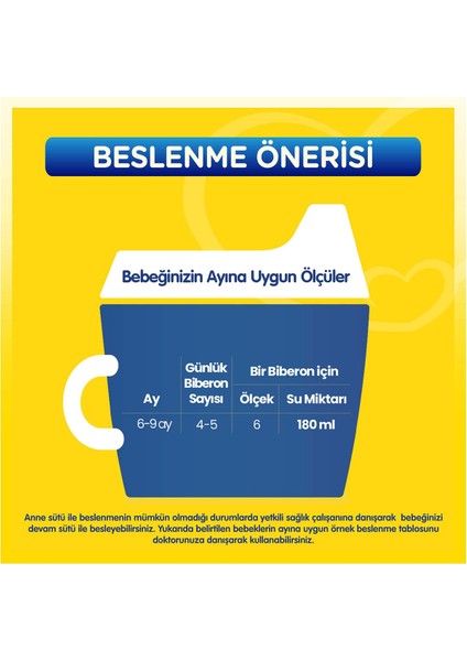 2 Devam Sütü 6-12 Ay 800 gr