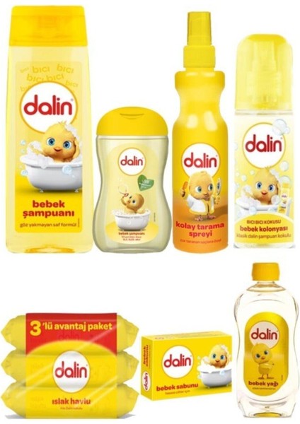 Bebek Bakım Seti 7 Parça