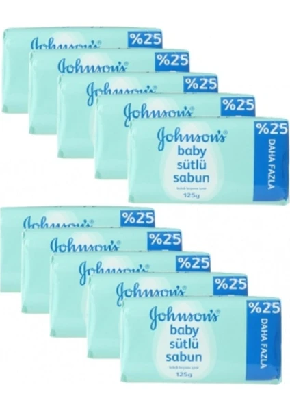 Johnson's Baby Johnson's Baby Sütlü Sabunu 100 gr x 10 Adet