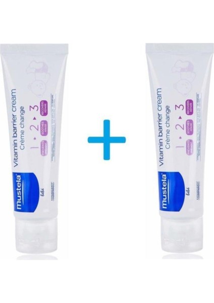 Vitamin Barrier Cream 1.2.3 Pişik Kremi 100 ml 2 Adet