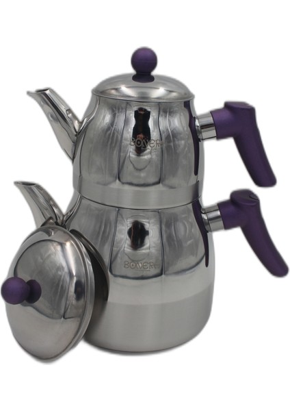 Bonera Sultana Orta Boy Çaydanlık Bakalit Kulp Mor-61