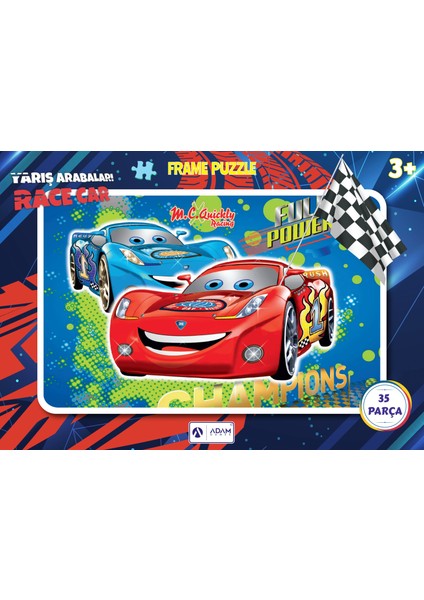 35 Parça Frame Puzzle 4'lü Set