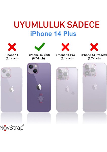 Apple iPhone 14 Plus Uyumlu Ekran Koruyucu Temperli Kırılmaz Cam Kolay Uygulama Aparatı