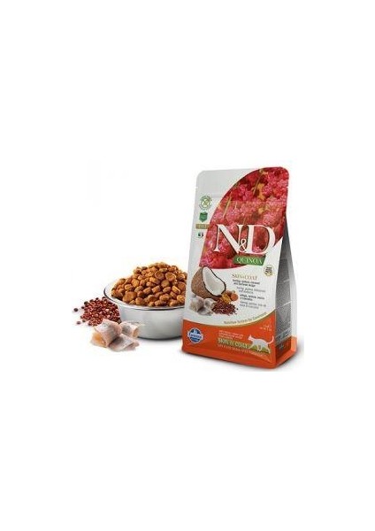 Quinoa Skin Coat Ringa Balığı 1.5 kg Yetişkin Kedi Maması