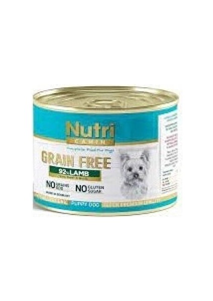 Puppy Tahılsız %92 Kuzu Etli Yavru Köpek Konservesi 200 gr