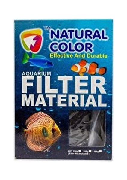 Natural Color Aktif Karbon Akvaryum Filtre Malzemesi 250GR