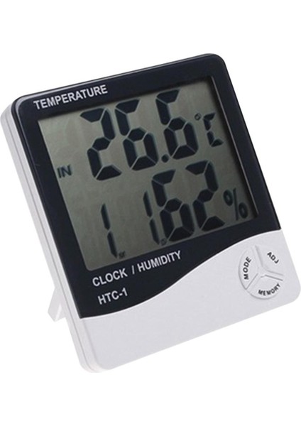 Masaüstü Dijital Termometre Nem Ölçer Saat modelleri
