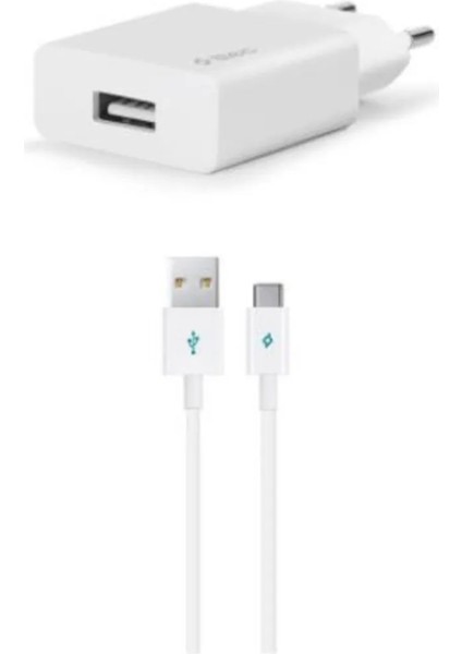 Type-C Beyaz Ev Şarjı 1,5A 5TS01CB