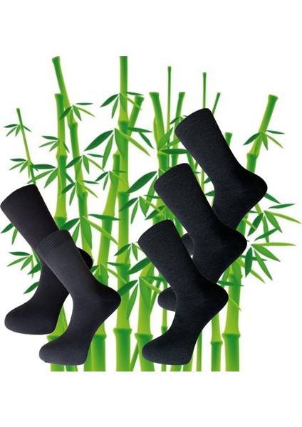 Çorap (ART.35242) Bambu 5Li Set Erkek Soket Özel kutulu Dikişsiz Confort Lastik