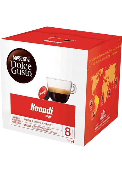 Capsules Nescafé  Dolce Gusto Buondi 16 Kapsül